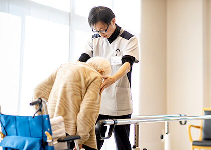リハビリ専門職による<br />
個別リハビリの提供