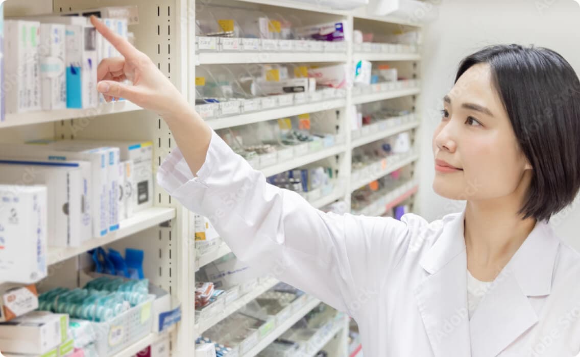 薬剤師と緻密な連携体制