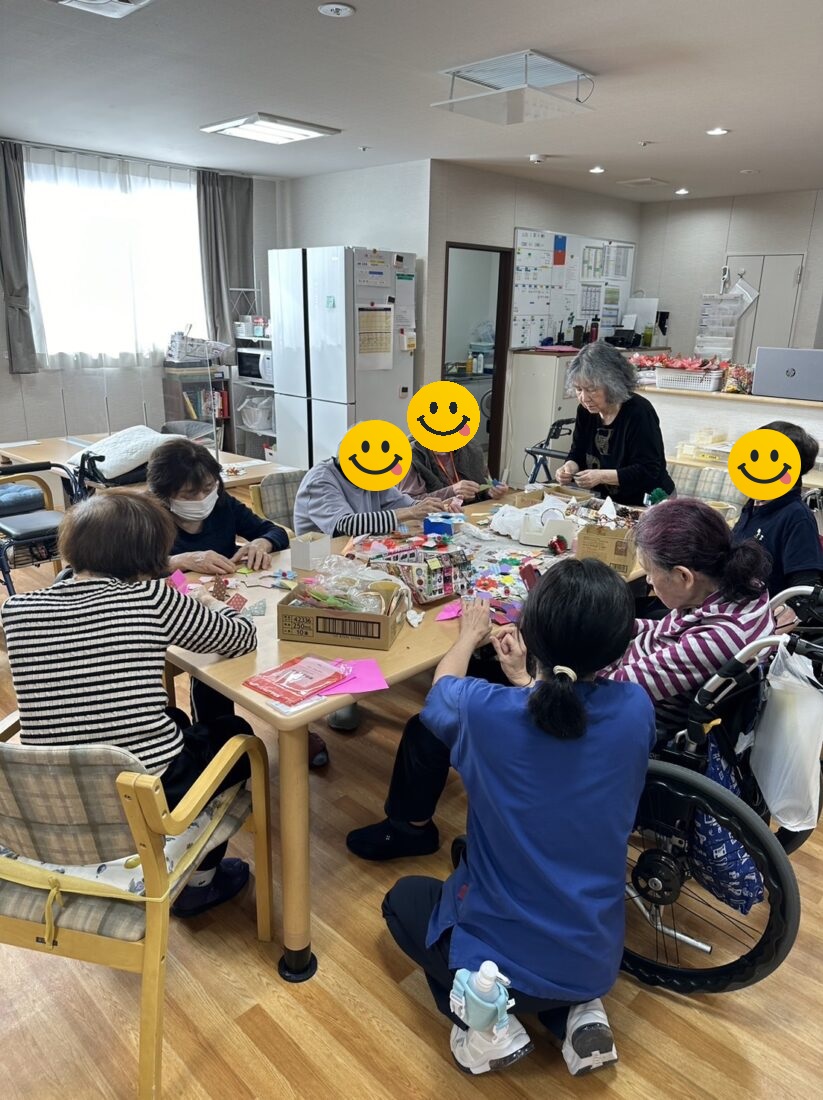 クリスマスリース作成！🎄