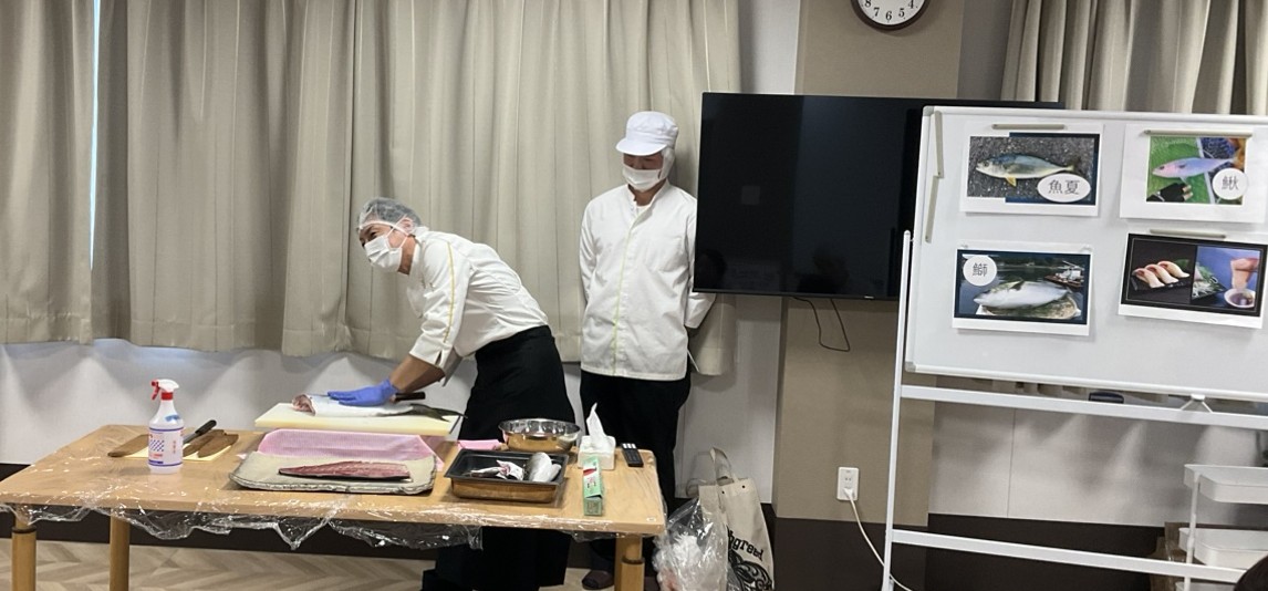 ハマチの解体ショー！！