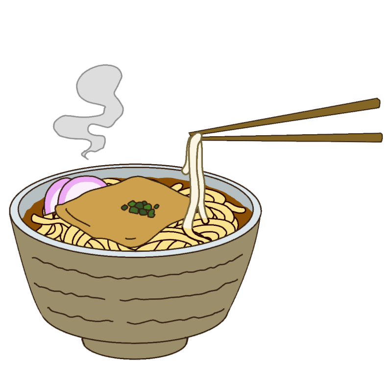 熱々のきつねうどん【Icon_B811】 - 【無料イラスト ...